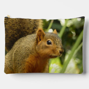 Pochette À Accessoires Portrait d'un écureuil Photographie d'animal dans