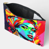Pochette À Accessoires Portrait Pop Art (Ouvrir)