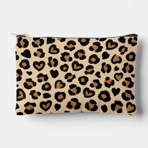 Pochette À Accessoires Poster de animal, Léopard Brown, Spots de guépard,