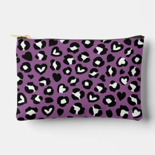 Pochette À Accessoires Poster de animal, Léopard Violet, Spots De Cheetah