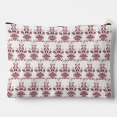Pochette À Accessoires Pouch Accessoire Feuille Rouge moderne (Verso)