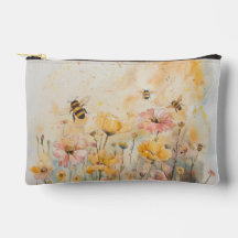 Pouch Accessoire Fleurs et Abeilles