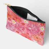 Pochette À Accessoires Pouch Accessoires Floraux Rose Sunset (Ouvrir)