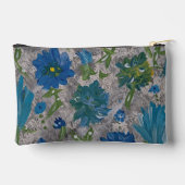 Pochette À Accessoires Pouch Accessoires Floraux Turquoise Daisy (Verso)