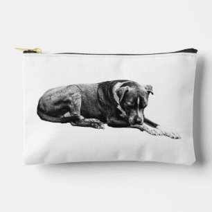 Pochette À Accessoires Pouch Zip Chien Ombragé