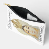 Pochette À Accessoires Pouche de prière de Notre-Dame de Fatima Rosaire (Ouvrir)