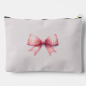 Pochette À Accessoires Poudre Pink Bow Motif Accessory Pouch (Verso)