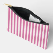 Pochette À Accessoires poupée rose rayée | rayures roses (Ouvrir)