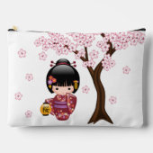 Pochette À Accessoires Poupée Sakura Kokeshi - jolie fille japonaise Geis (Recto)