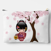 Pochette À Accessoires Poupée Sakura Kokeshi - jolie fille japonaise Geis (Verso)