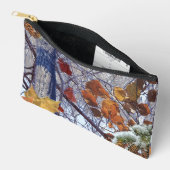 Pochette À Accessoires Première scène d'hiver de neige Camouflage peintur (Ouvrir)