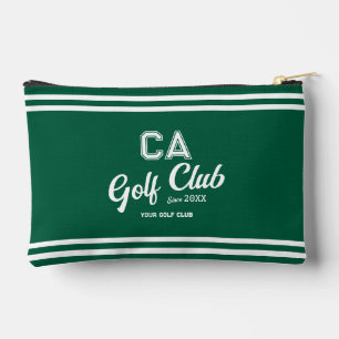 Pochette À Accessoires Preppy Green Golf Club Custom Crest