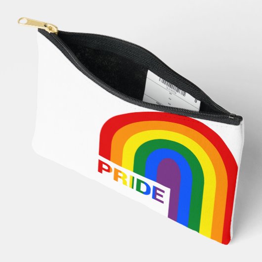Pochette À Accessoires Pride arc-en-ciel (Ouvrir)