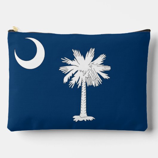 Pochette À Accessoires Print Cut Sew Bag with flag of South Carolina, USA (Recto)