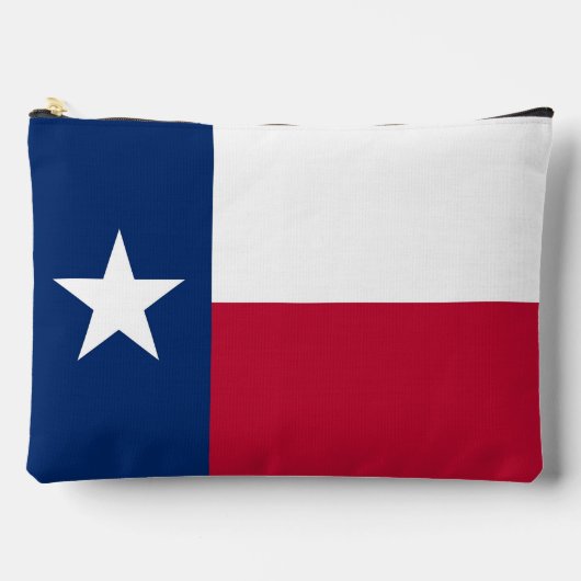 Pochette À Accessoires Print Cut Sew Bag with flag of Texas, USA (Recto)