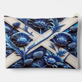 Pochette À Accessoires Print Cut Sew Bag with Scottish Thistles (Verso)