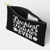 Pochette À Accessoires Prof le plus chanceux enseignant la Saint-Patrick (Ouvrir)