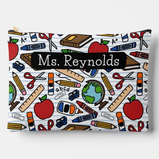 Pochette À Accessoires Professeur d'école (Recto)