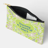 Pochette À Accessoires Professeur disant botanique vert citron (Ouvrir)