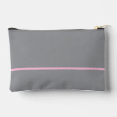 Pochette À Accessoires Professionnel Moderne Gris Blush Pink Simple (Verso)