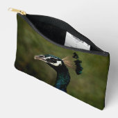 Pochette À Accessoires Profil de paon  (Ouvrir)