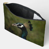 Pochette À Accessoires Profil de paon  (Ouvrir)