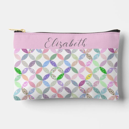 Pochette À Accessoires Projet personnalisé sur le thème du patchwork mign (Recto)