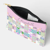 Pochette À Accessoires Projet personnalisé sur le thème du patchwork mign (Ouvrir)