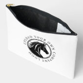 Pochette À Accessoires Promotion du logo d'entreprise personnalisé (Ouvrir)