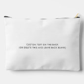 Pochette À Accessoires Promotion du logo d'entreprise personnalisé (Verso)