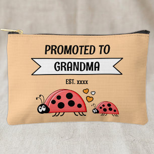 Pochette À Accessoires Promue grand-mère coccinelles année orange