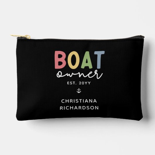 Pochette À Accessoires Propriétaire de bateau sur mesure établi Nouveau p (Recto)