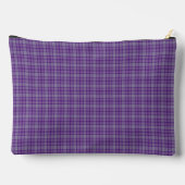 Pochette À Accessoires Purple Gray Plaid Tartan Pattern (Verso)