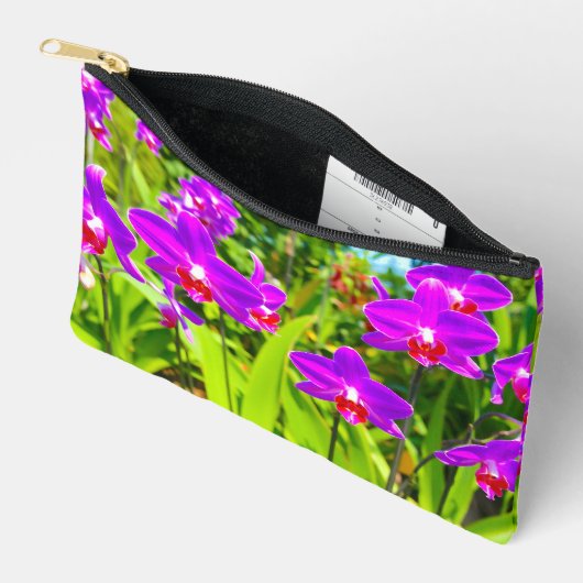 Pochette À Accessoires Purple Orchids Pouch (Ouvrir)