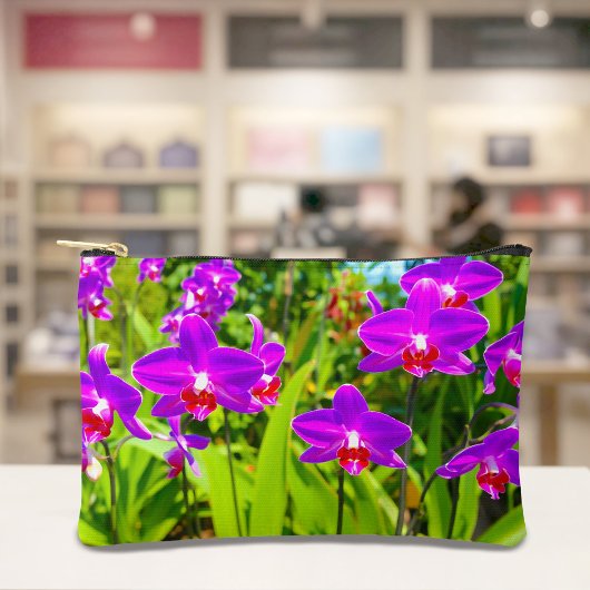 Pochette À Accessoires Purple Orchids Pouch