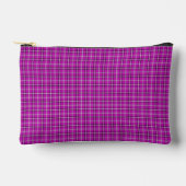 Pochette À Accessoires Purple Pink Plaid Classic Pattern (Recto)