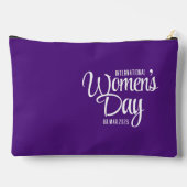 Pochette À Accessoires Purple Script Journée internationale de la femme 8 (Verso)