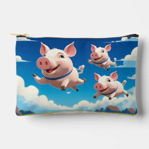 Pochette À Accessoires Quand les cochons volent drôles cochons ailés