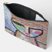 Pochette À Accessoires Quel que soit l'art Abstrait original (Ouvrir)