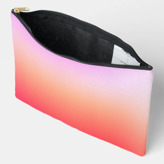 Pochette À Accessoires Radiant Pastel Sunset Gradient (Ouvrir)