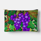 Pochette À Accessoires Raisins pourpres sur la vigne (Recto)