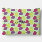 Pochette À Accessoires Raisins Rouge, Vert Et Violet (Recto)