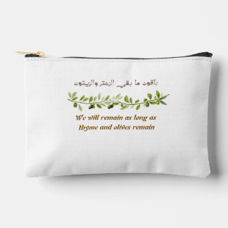 Pochette À Accessoires Rameau d'olive de Palestine