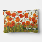 Pochette À Accessoires Rangées de pavots I (Verso)