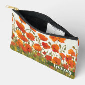 Pochette À Accessoires Rangées de pavots I (Ouvrir)