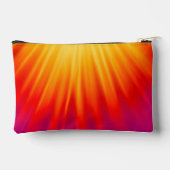 Pochette À Accessoires Rayon de lumière jaune et rouge (Verso)