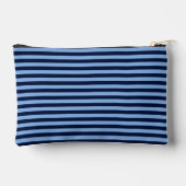 Pochette À Accessoires Rayures bleu marine et denim (Verso)