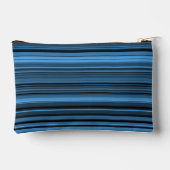 Pochette À Accessoires Rayures Noir Bleu Petit (Verso)