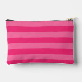 Pochette À Accessoires Rayures rose pâle et rose chaud (Verso)
