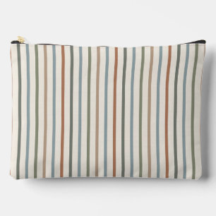 Pochette À Accessoires Rayures verticales Bohème de Terre Minimalisme